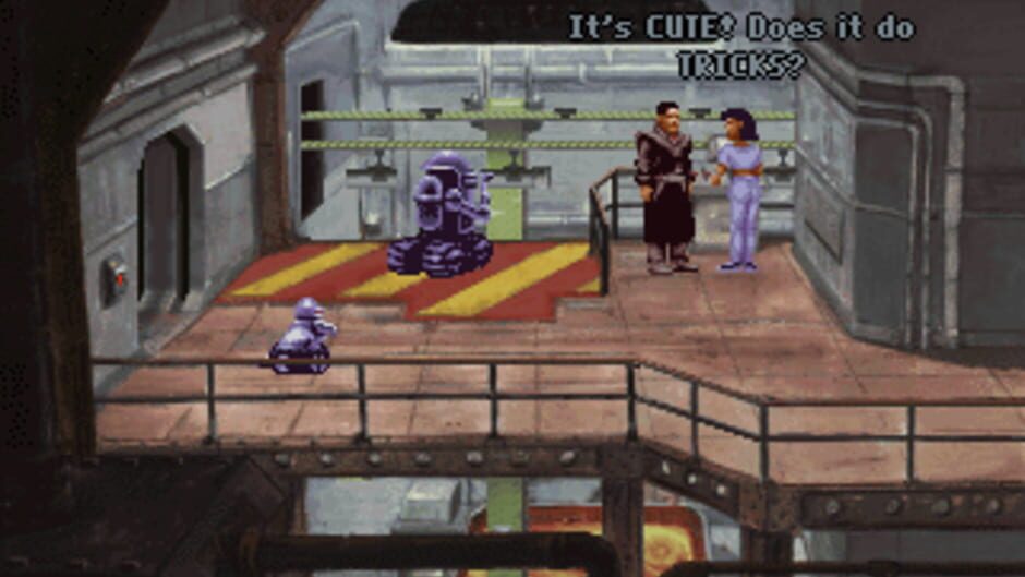 Screenshot from Beneath a Steel Sky