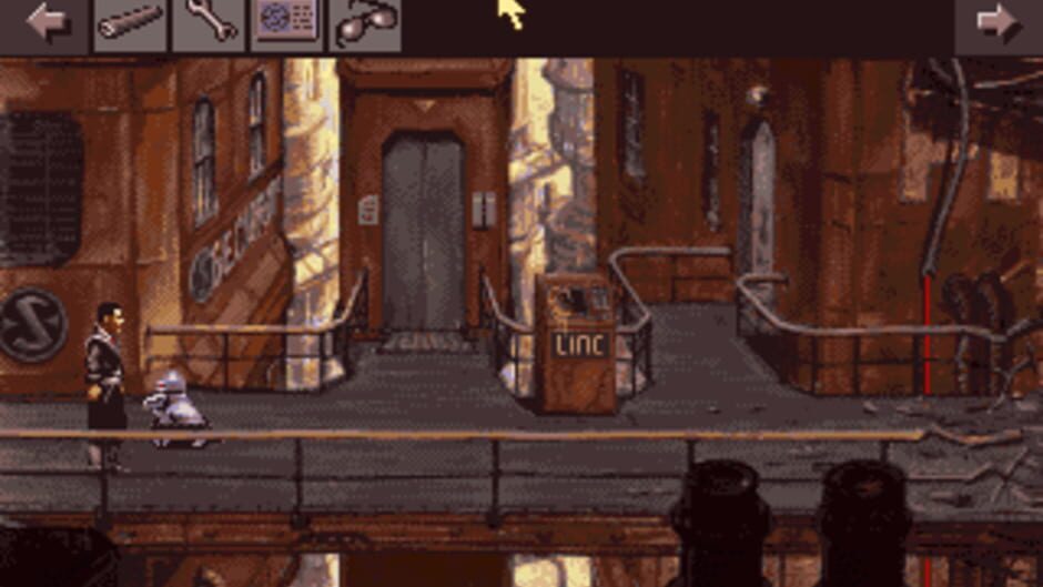 Screenshot from Beneath a Steel Sky