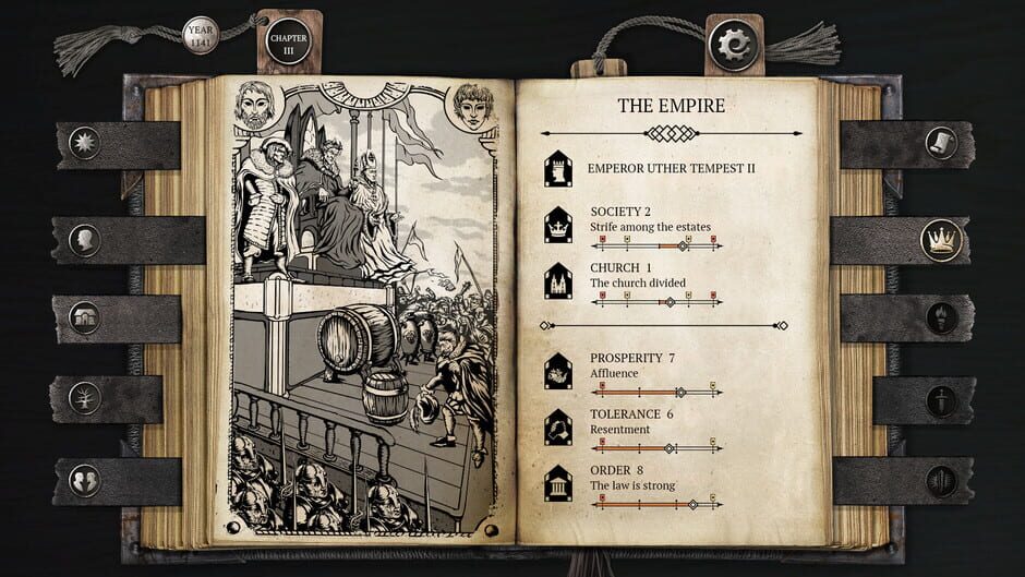 Screenshot from The Life and Suffering of Sir Brante