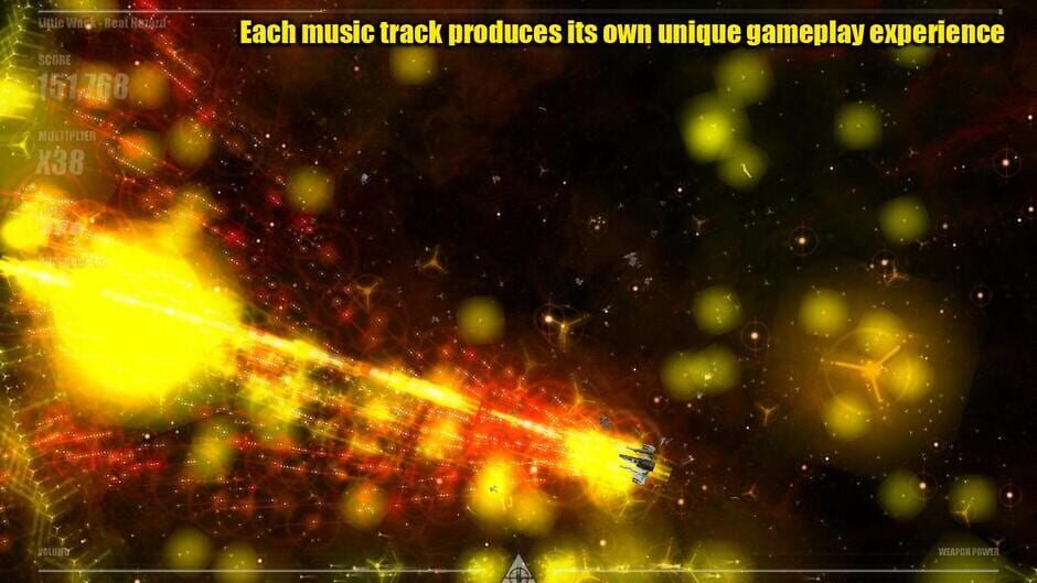 Screenshot from Beat Hazard