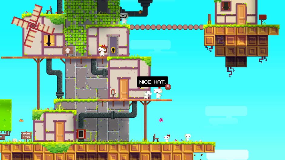 Screenshot from Fez