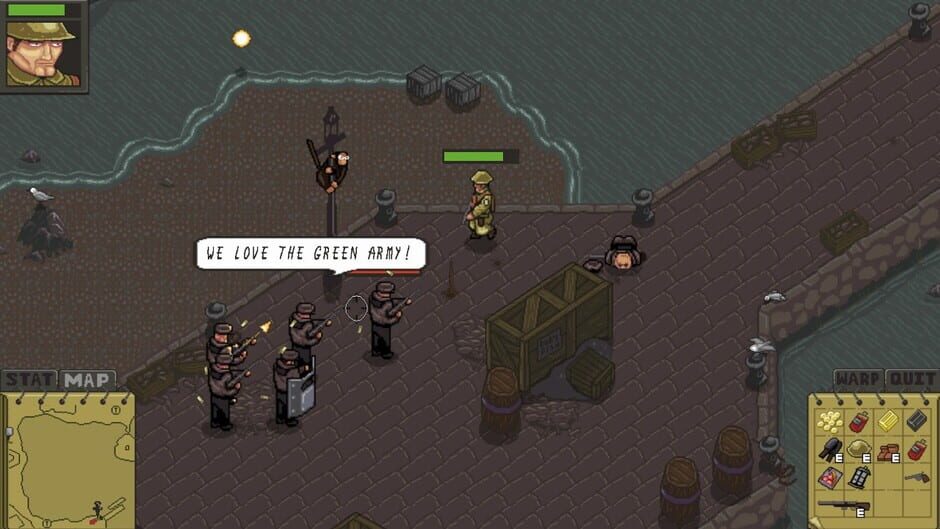 Screenshot from Super Trench Attack!