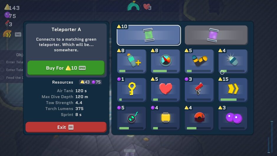 Screenshot from Feed the Deep