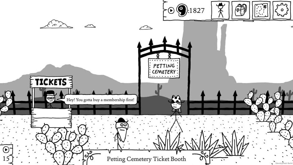 Screenshot from West of Loathing