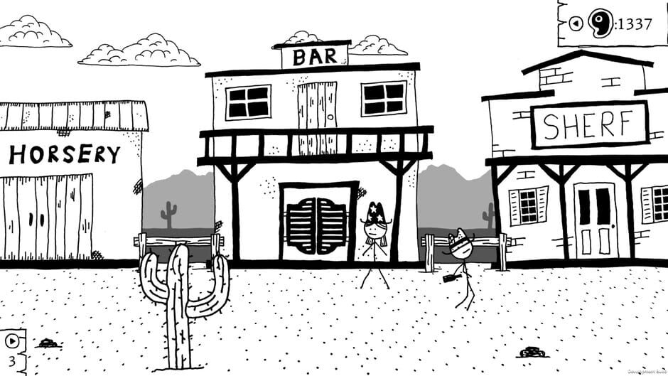 Screenshot from West of Loathing