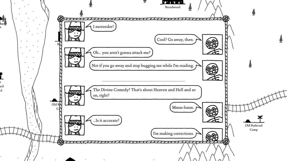 Screenshot from West of Loathing