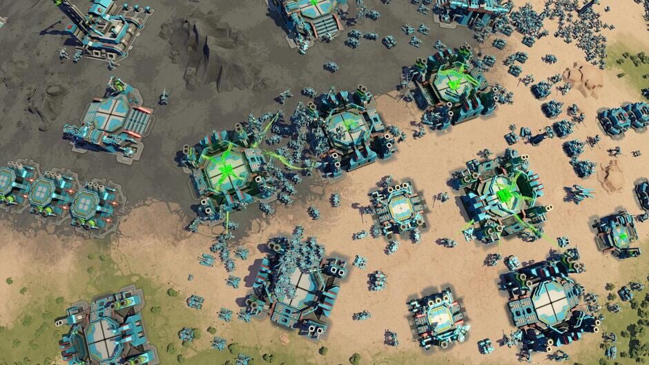 Screenshot from Planetary Annihilation