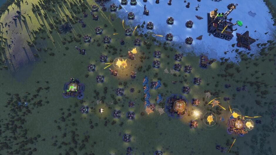 Screenshot from Planetary Annihilation
