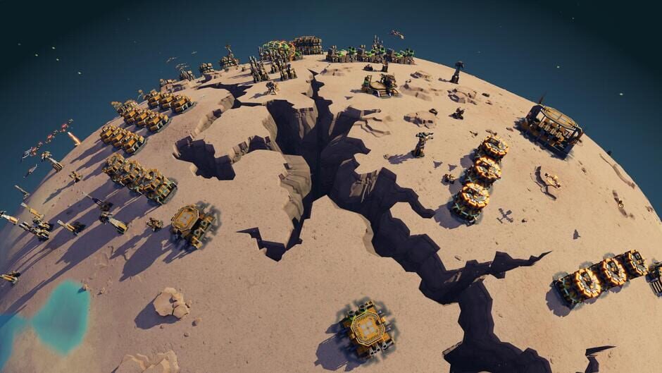 Screenshot from Planetary Annihilation