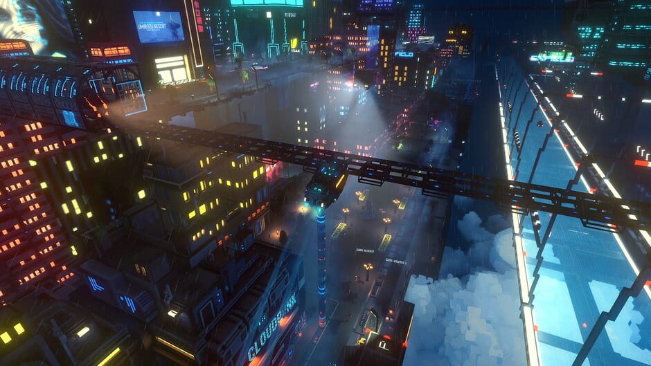 Screenshot from Cloudpunk