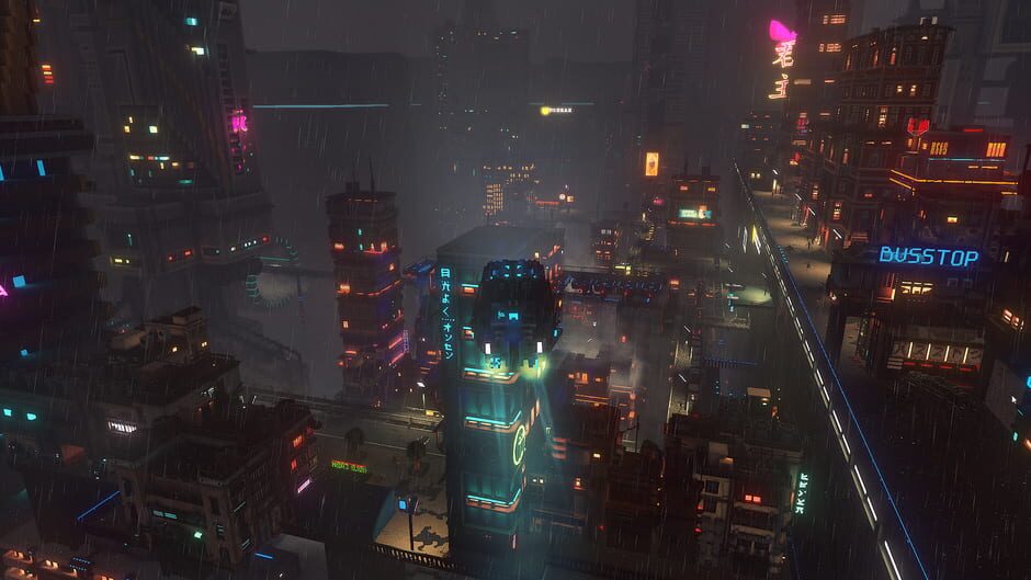 Screenshot from Cloudpunk