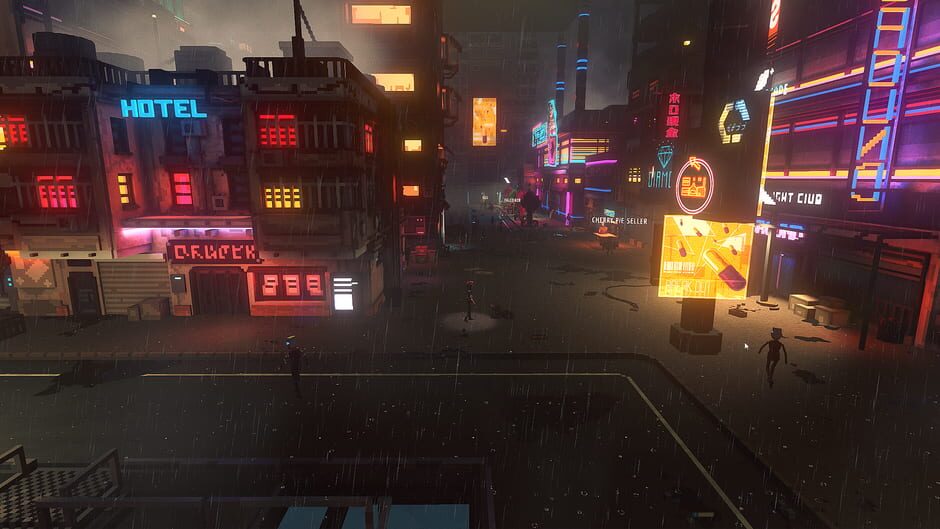 Screenshot from Cloudpunk