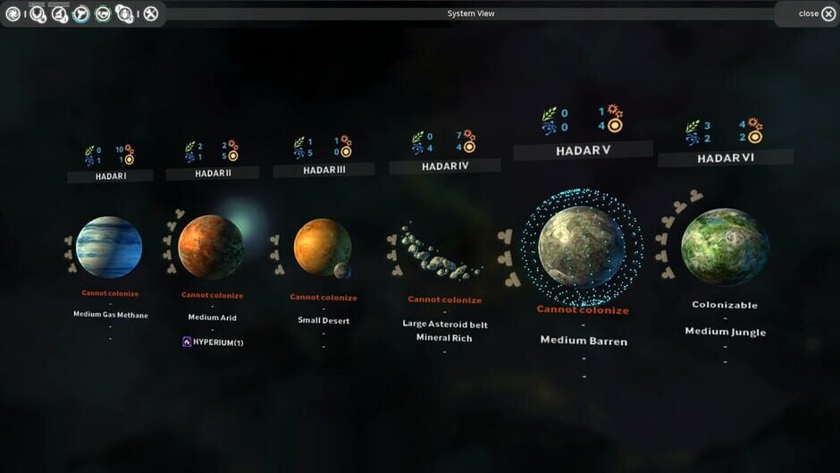 Screenshot from Endless Space
