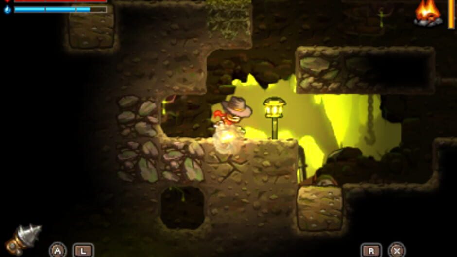 Screenshot from SteamWorld Dig