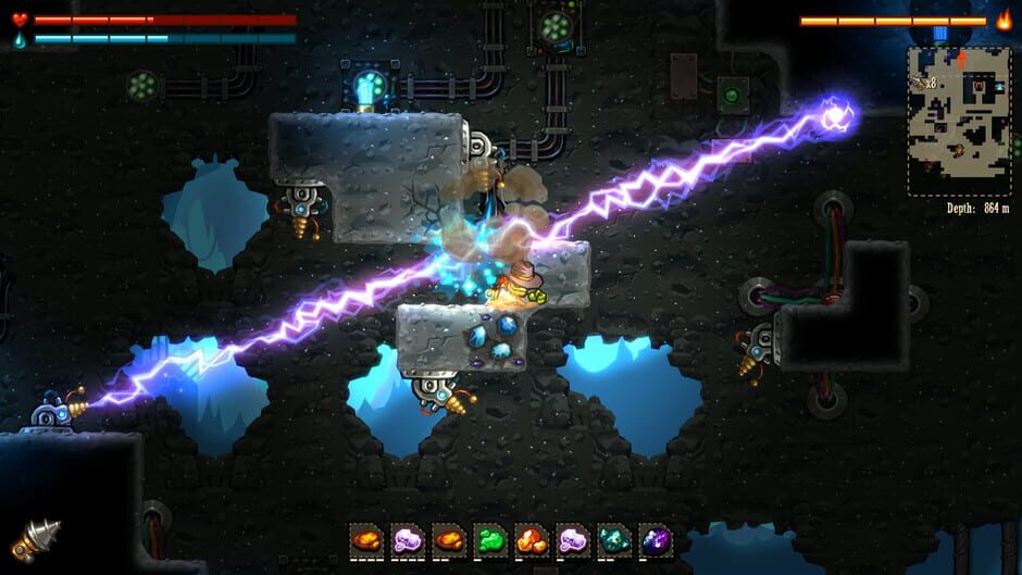 Screenshot from SteamWorld Dig