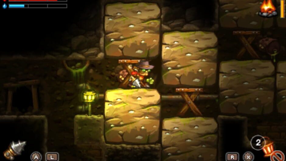 Screenshot from SteamWorld Dig