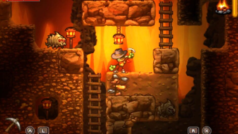 Screenshot from SteamWorld Dig