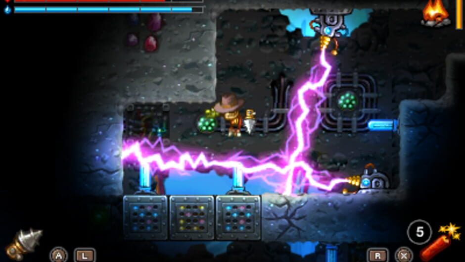 Screenshot from SteamWorld Dig