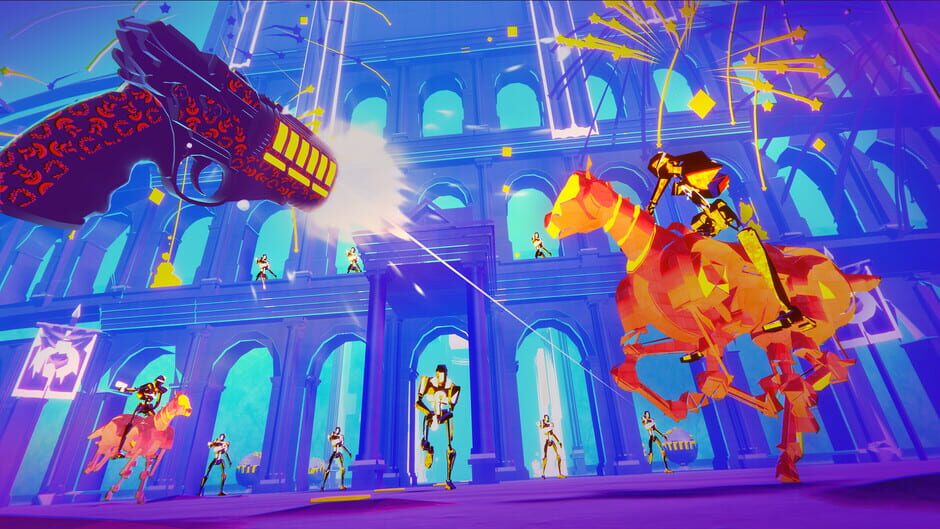 Screenshot from Pistol Whip