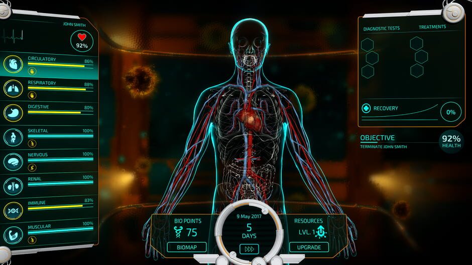 Screenshot from Bio Inc. Redemption