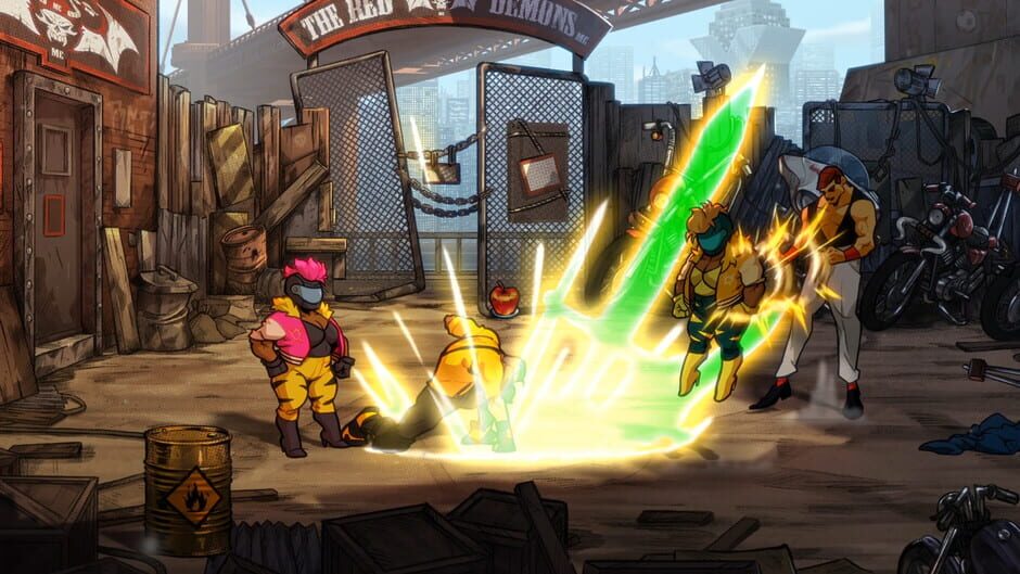 Screenshot from Streets of Rage 4