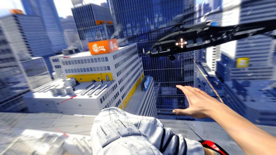 Screenshot from Mirror's Edge