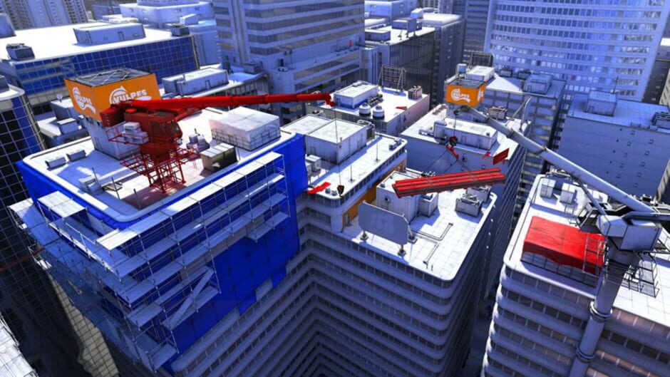 Screenshot from Mirror's Edge