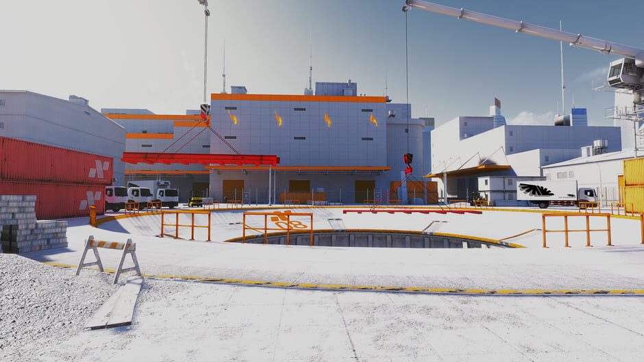 Screenshot from Mirror's Edge
