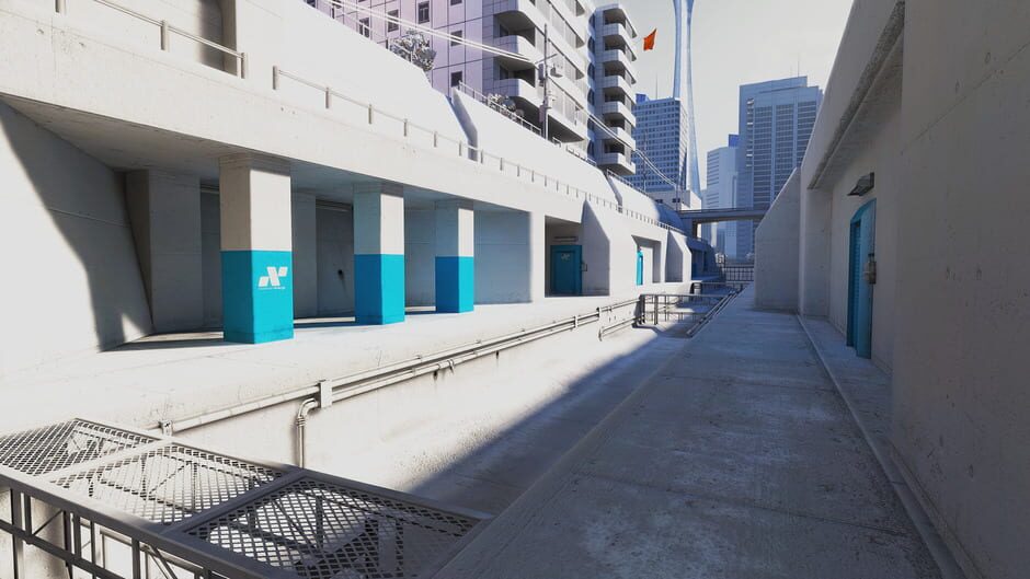 Screenshot from Mirror's Edge