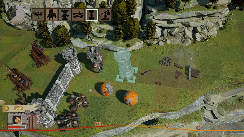 Screenshot from Rock of Ages 2: Bigger & Boulder