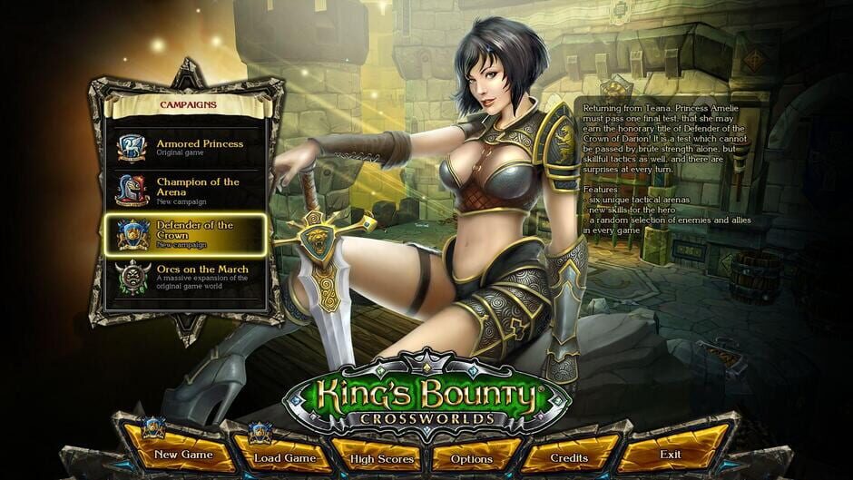 Screenshot from King's Bounty: Crossworlds