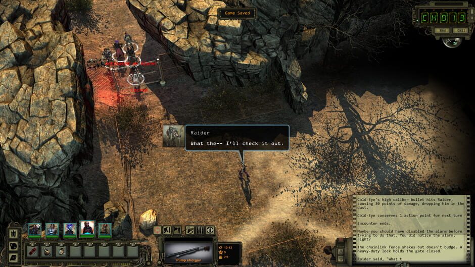 Screenshot from Wasteland 2