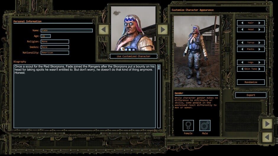 Screenshot from Wasteland 2