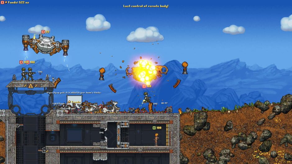Screenshot from Cortex Command