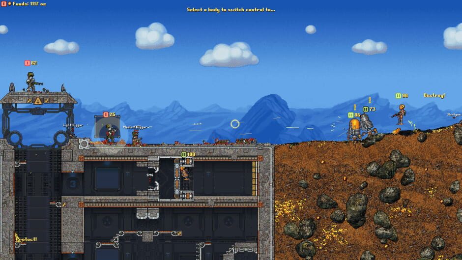 Screenshot from Cortex Command