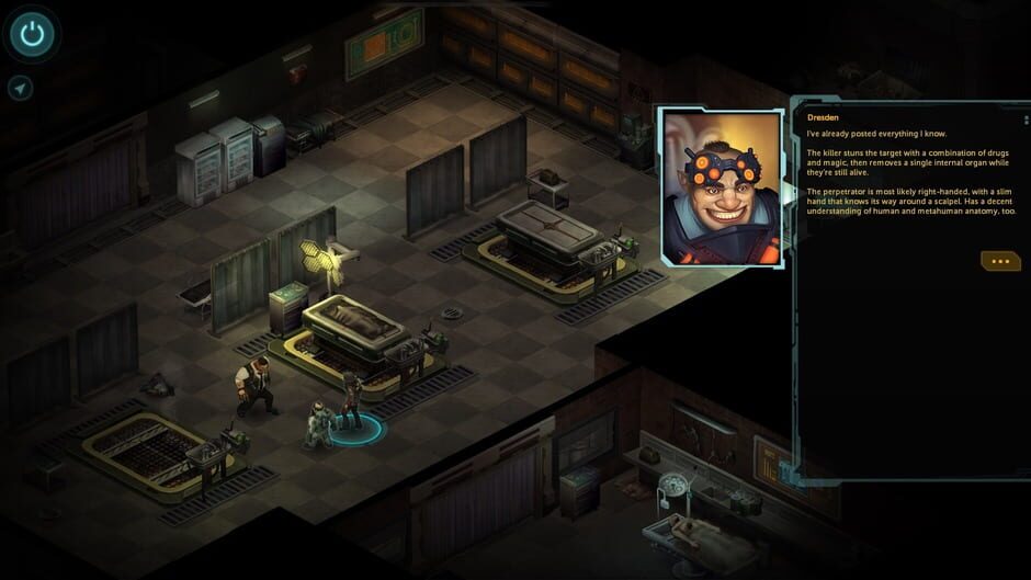 Screenshot from Shadowrun Returns