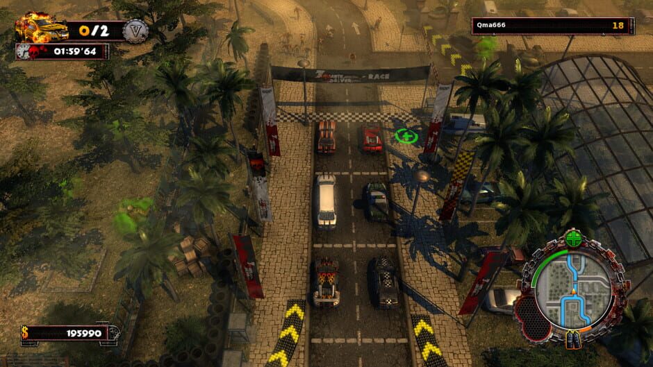Screenshot from Zombie Driver HD