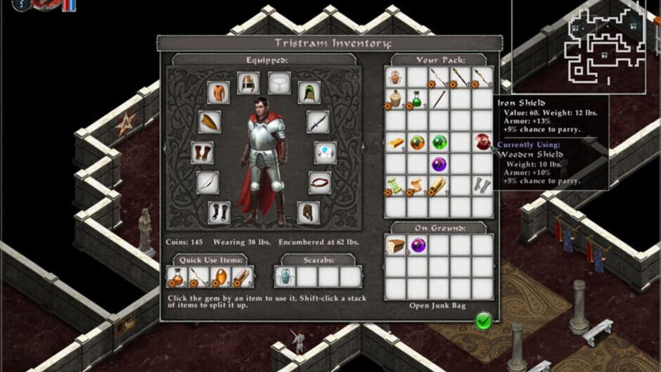 Screenshot from Avadon: The Black Fortress
