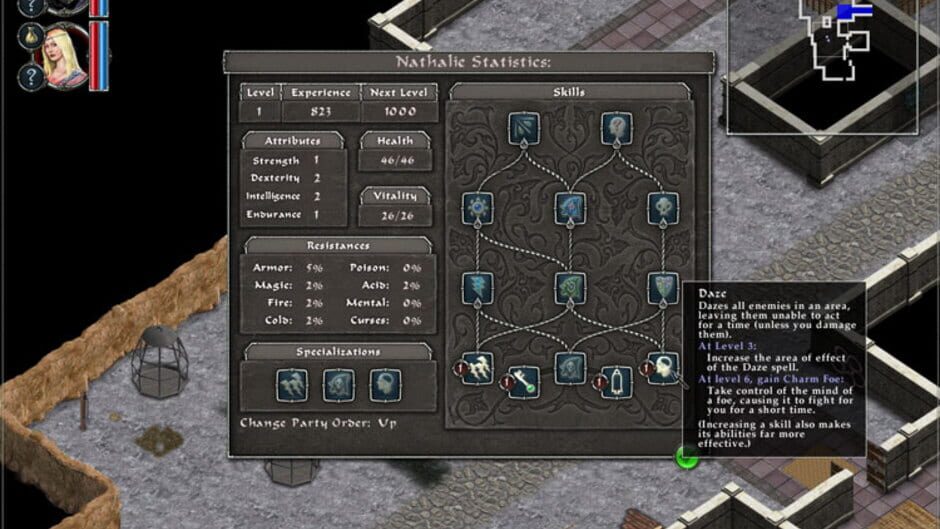 Screenshot from Avadon: The Black Fortress
