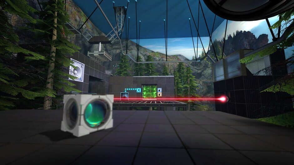 Screenshot from Aperture Tag: The Paint Gun Testing Initiative