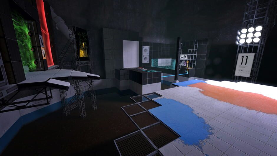 Screenshot from Aperture Tag: The Paint Gun Testing Initiative