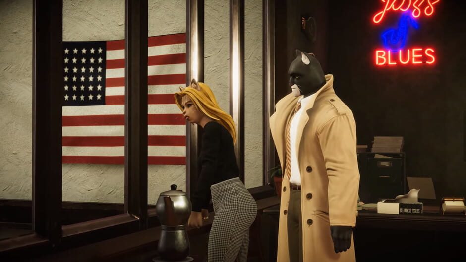 Screenshot from Blacksad: Under the Skin