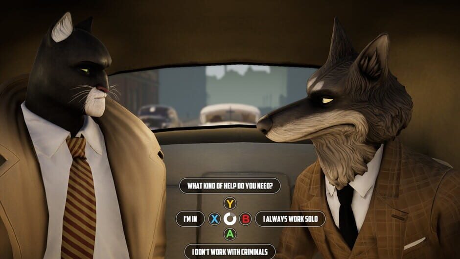 Screenshot from Blacksad: Under the Skin