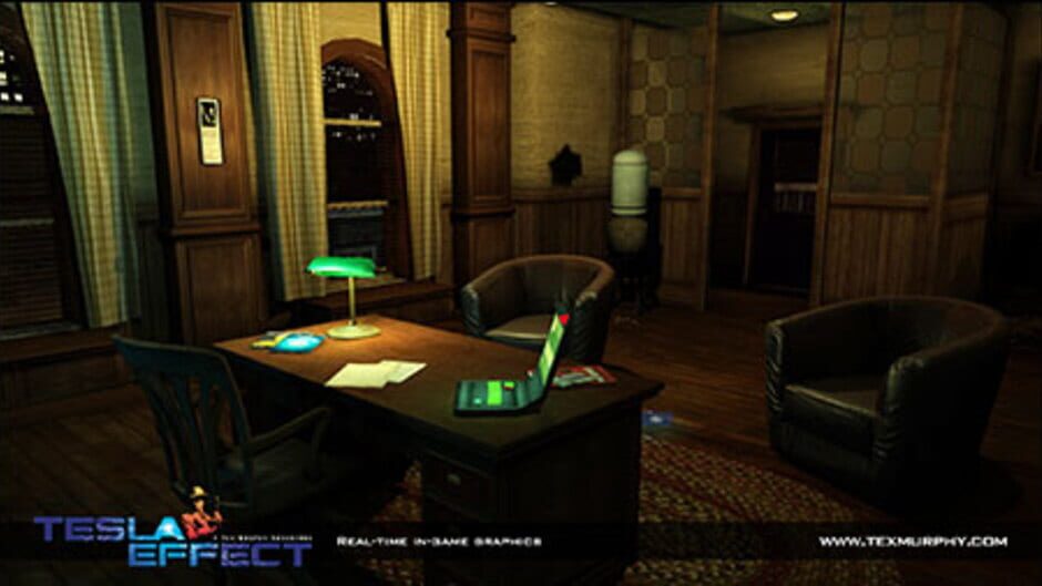 Screenshot from Tesla Effect: A Tex Murphy Adventure