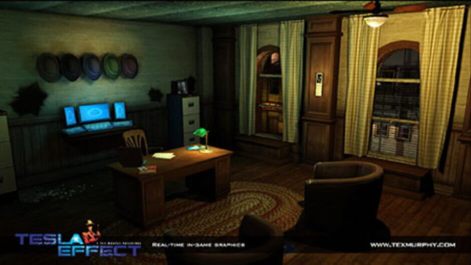 Screenshot from Tesla Effect: A Tex Murphy Adventure