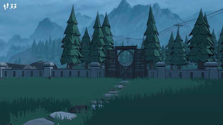 Screenshot from Blue Prince