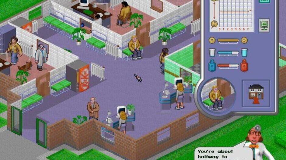 Screenshot from Theme Hospital
