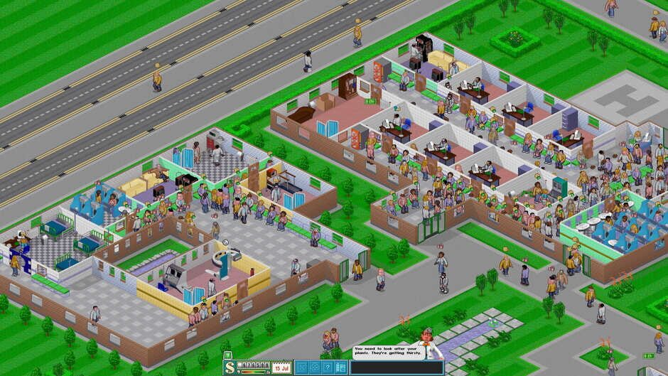 Screenshot from Theme Hospital