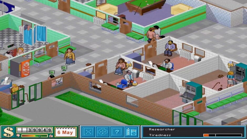 Screenshot from Theme Hospital
