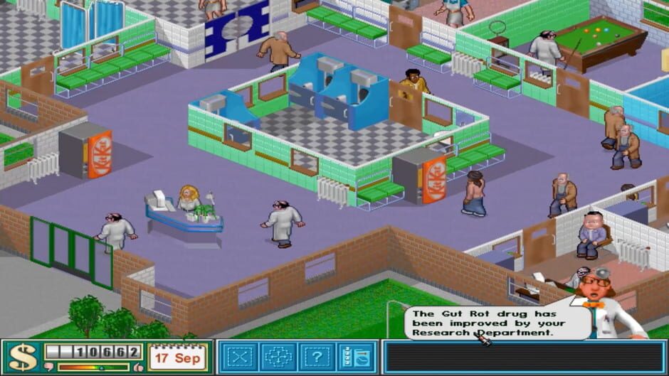 Screenshot from Theme Hospital